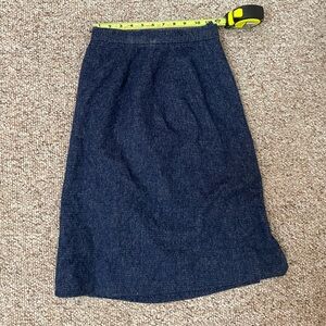 Classic Navy Blue Women's Skirt